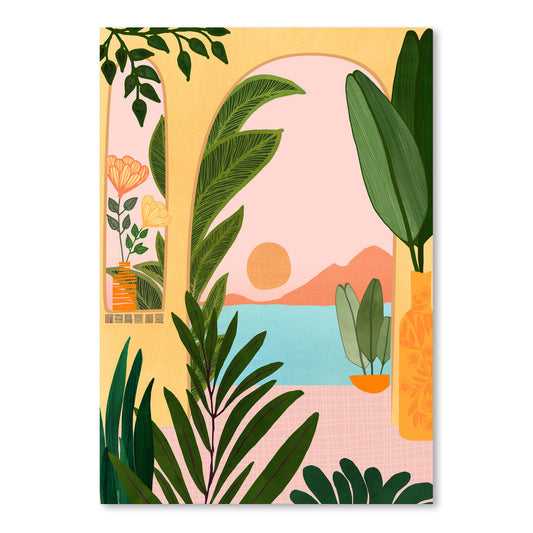 Ocean View 2 by Modern Tropical - Art Print - Americanflat