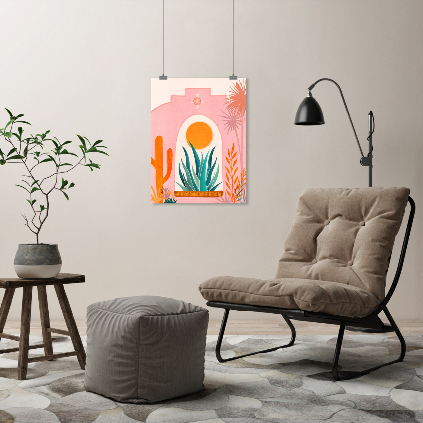 A New Day Begins by Modern Tropical - Art Print - Americanflat