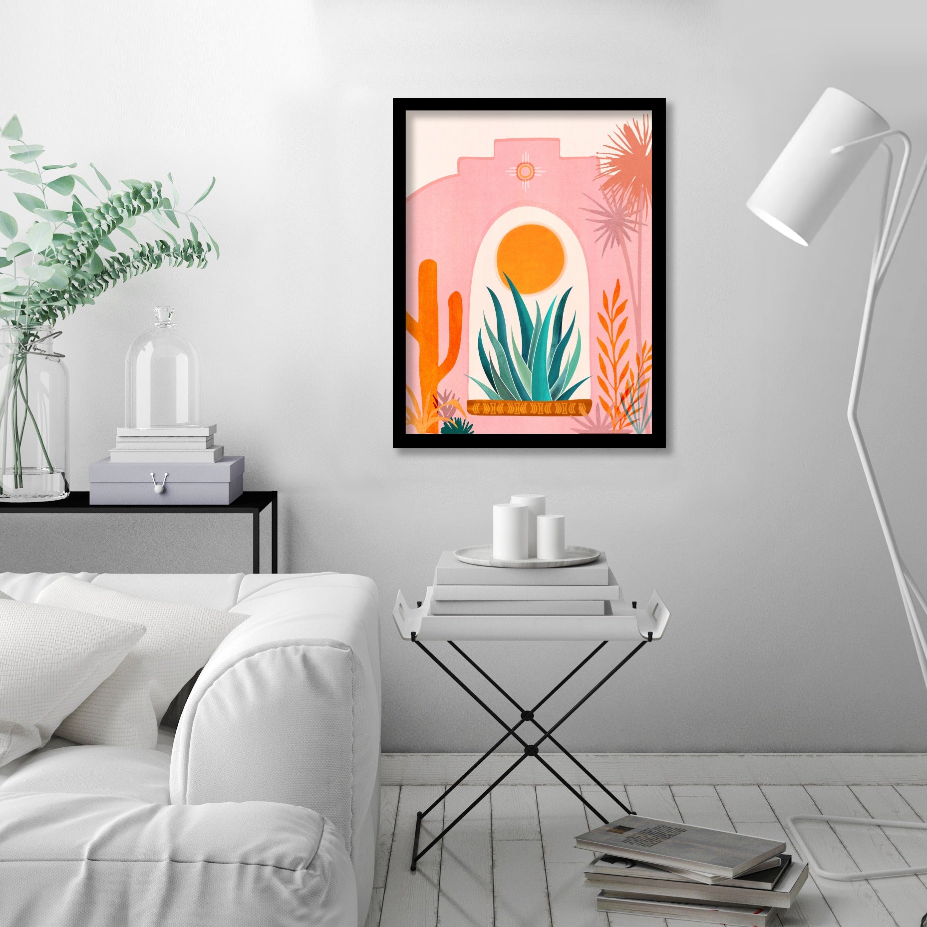 A New Day Begins by Modern Tropical - Framed Print - Americanflat