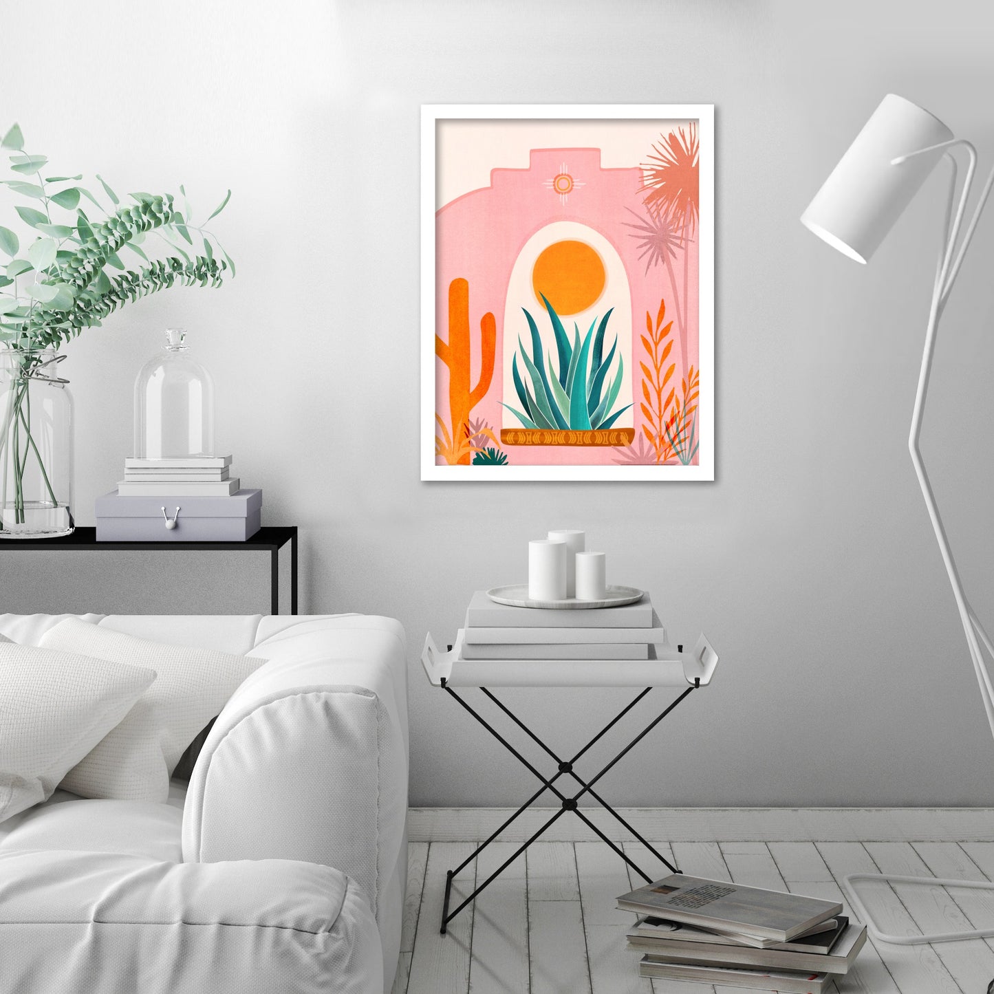 A New Day Begins by Modern Tropical - Framed Print - Americanflat