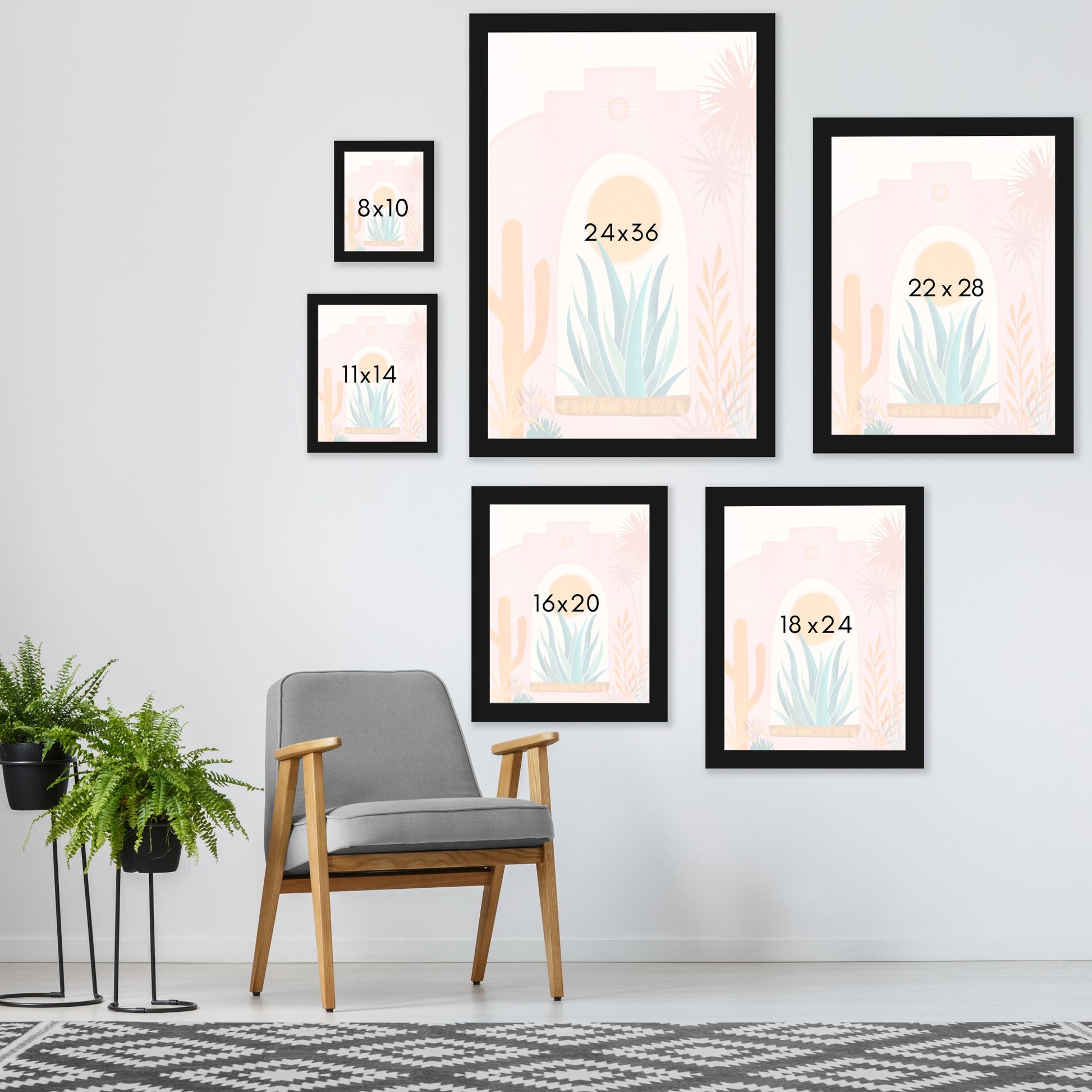 A New Day Begins by Modern Tropical - Framed Print - Americanflat