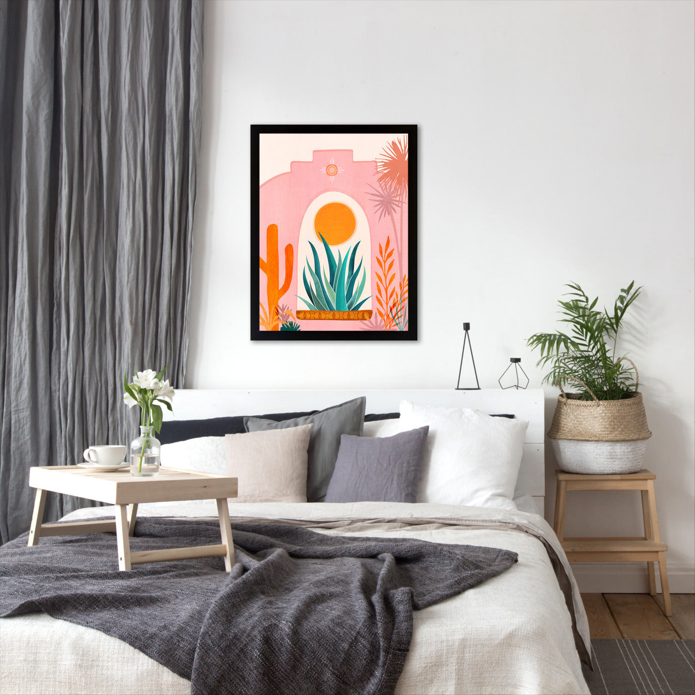 A New Day Begins by Modern Tropical - Framed Print - Americanflat