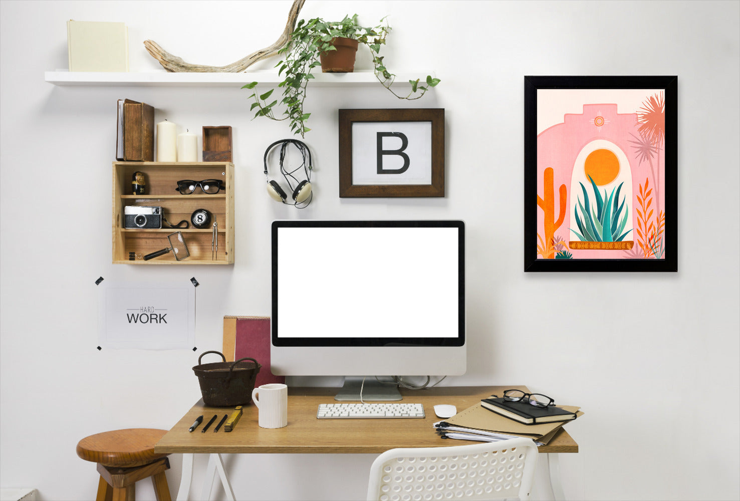 A New Day Begins by Modern Tropical - Framed Print - Americanflat