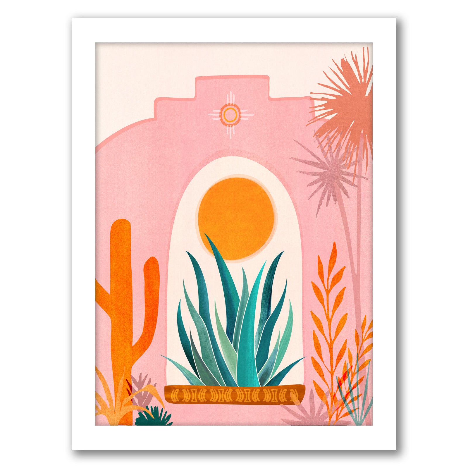 A New Day Begins by Modern Tropical - Framed Print - Americanflat