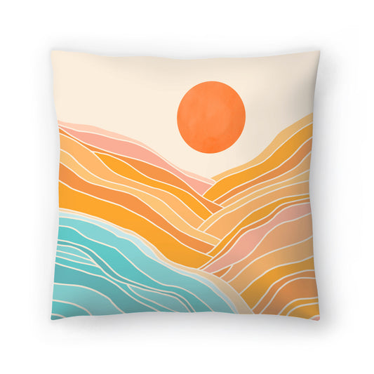 Adventure On The Horizon V3 by Modern Tropical - Pillow, Pillow, 20" X 20"
