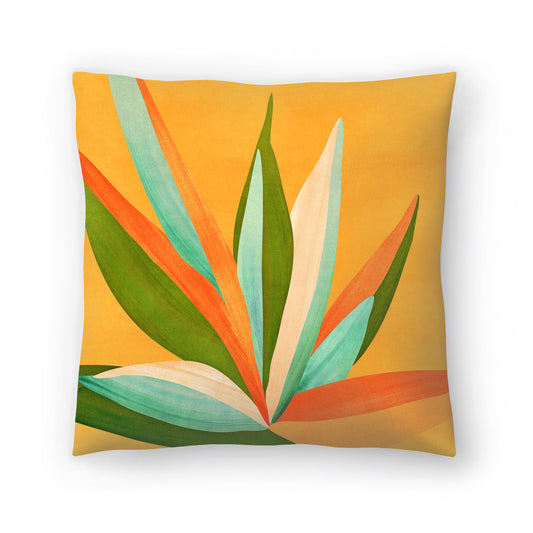 Minimalist Agave Textured3 by Modern Tropical - Pillow, Pillow, 20" X 20"