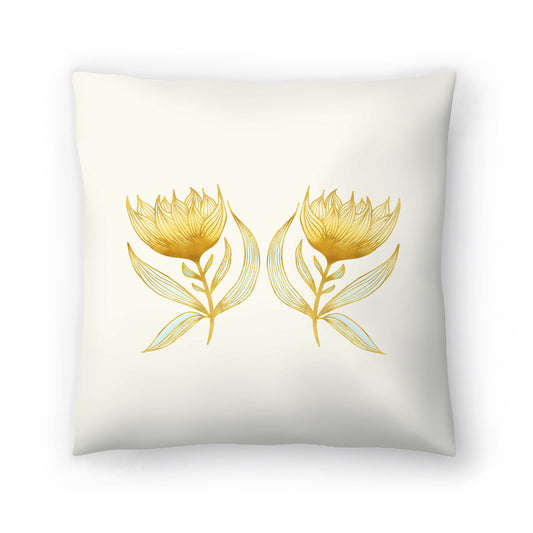 Sunflower Sisters Sq by Modern Tropical - Pillow, Pillow, 20" X 20"