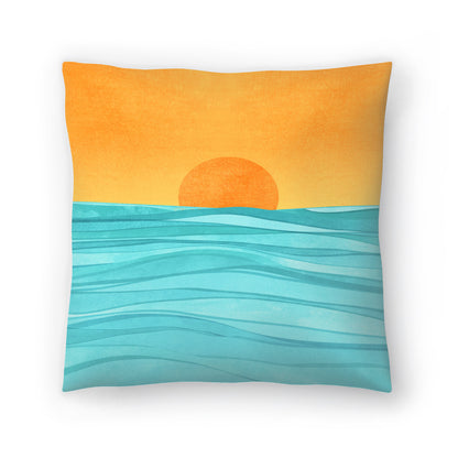 Coastal Sunset by Modern Tropical - Pillow, Pillow, 20" X 20"