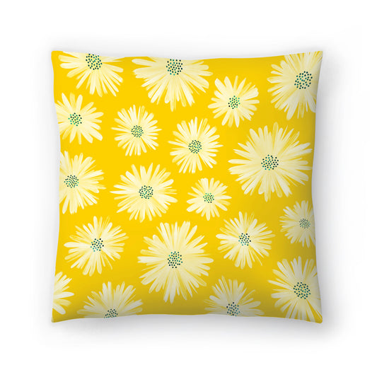 Daisies Pattern by Modern Tropical - Pillow, Pillow, 20" X 20"