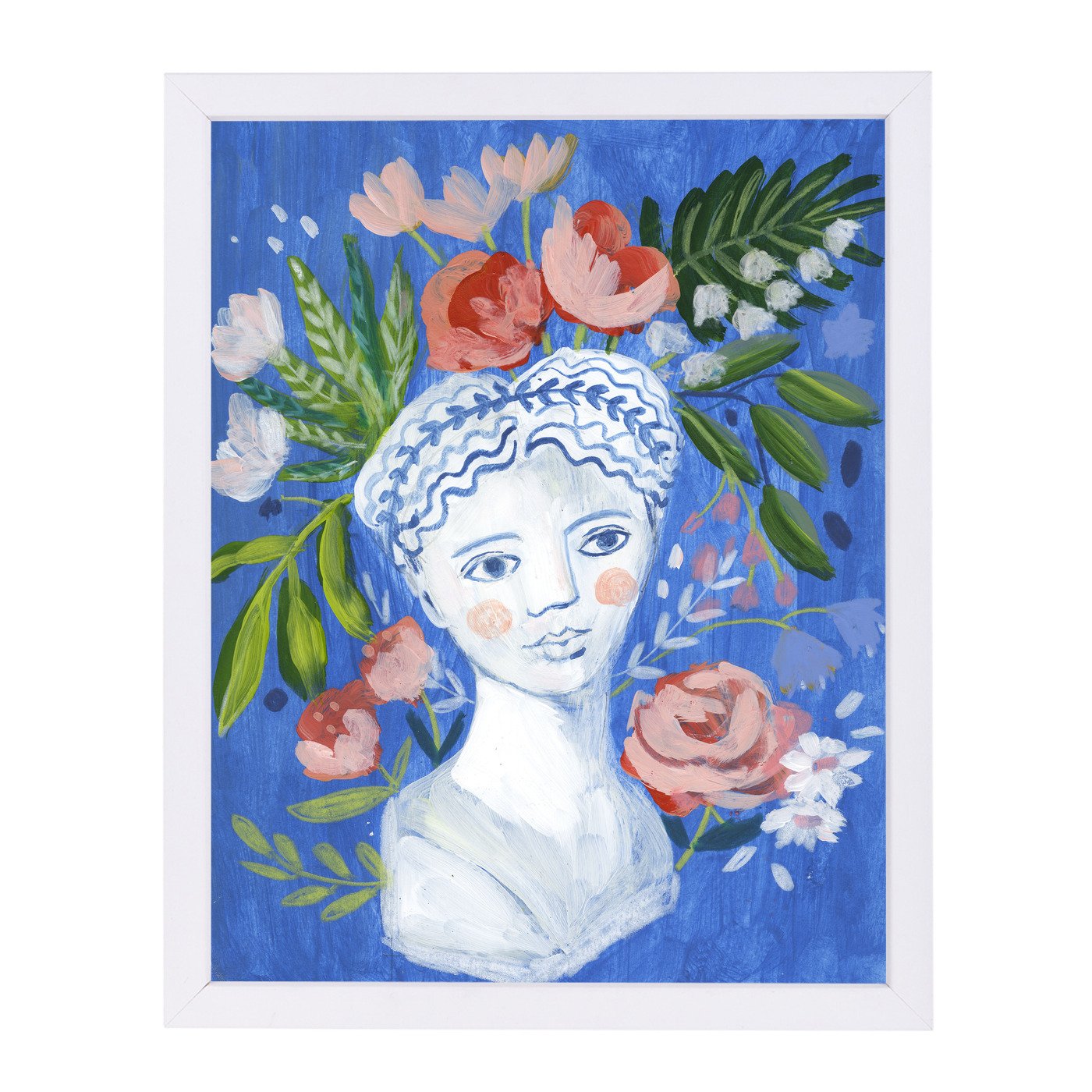 Mykonos Bust I By Sharon Montgomery - Framed Print - Americanflat
