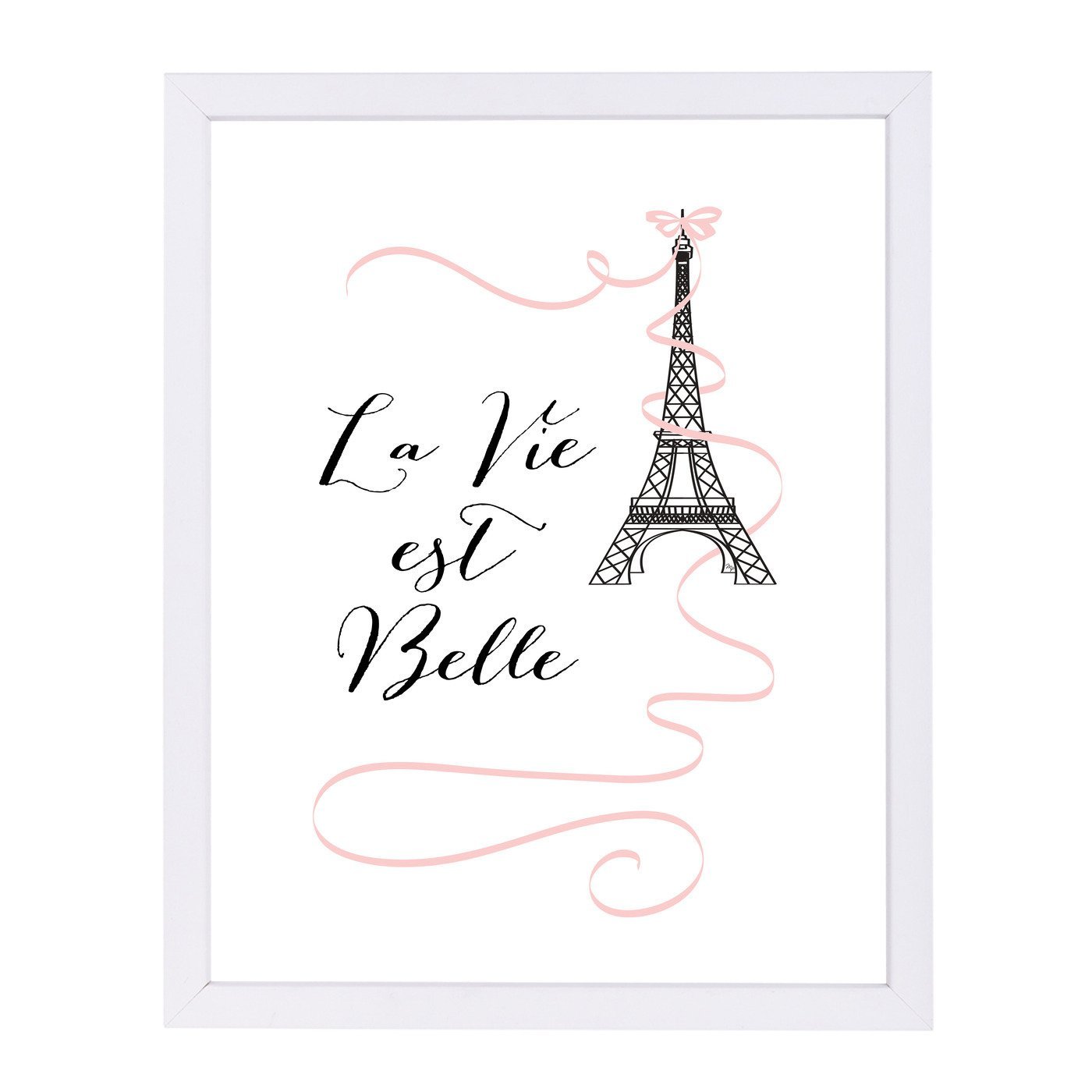 Belleparis By Martina - White Framed Print - Wall Art - Americanflat