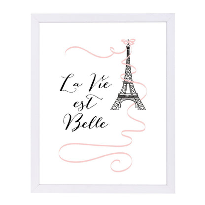 Belleparis By Martina - White Framed Print - Wall Art - Americanflat
