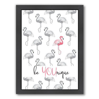 Flamingo By Martina - Black Framed Print - Wall Art - Americanflat