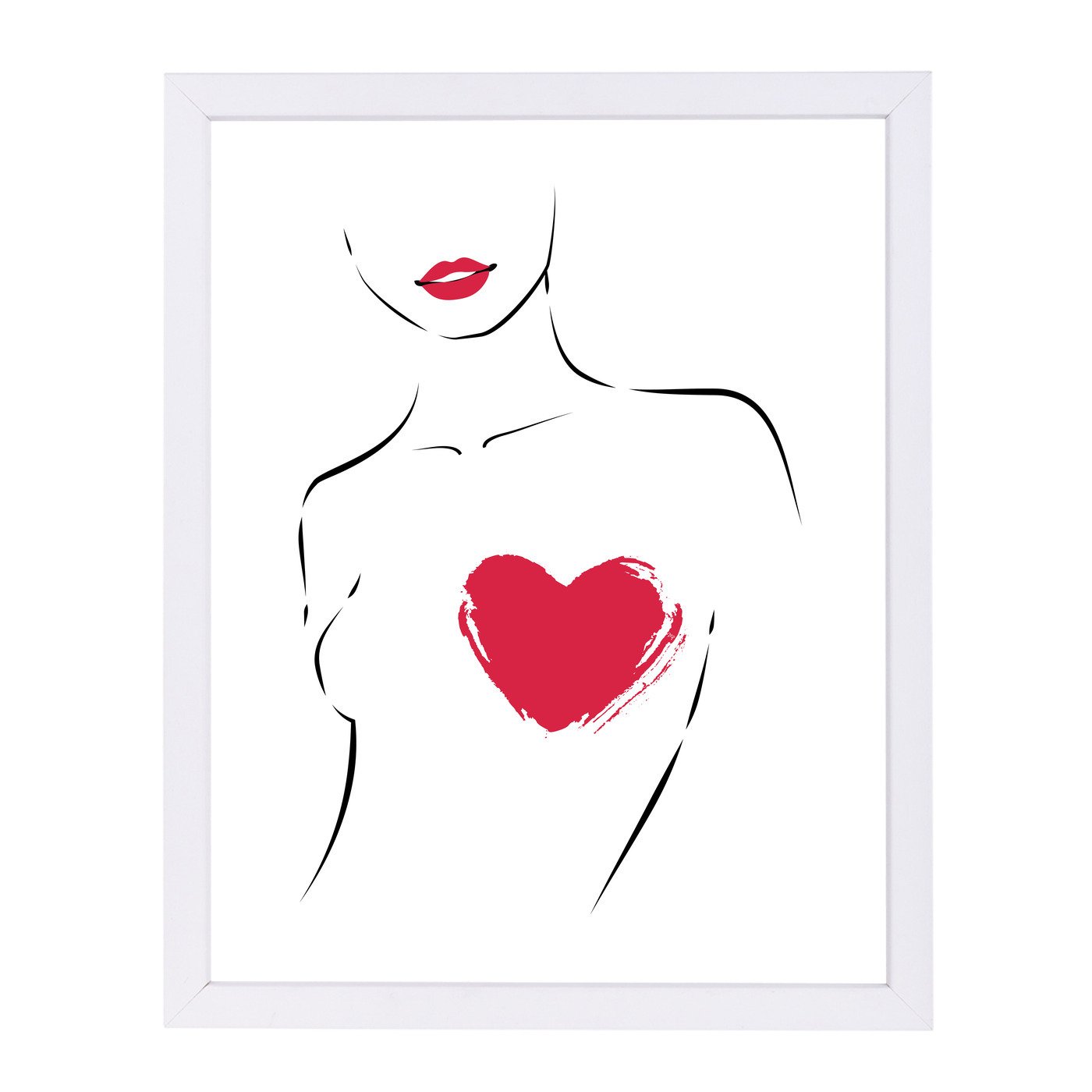 Heart By Martina - Framed Print - Americanflat
