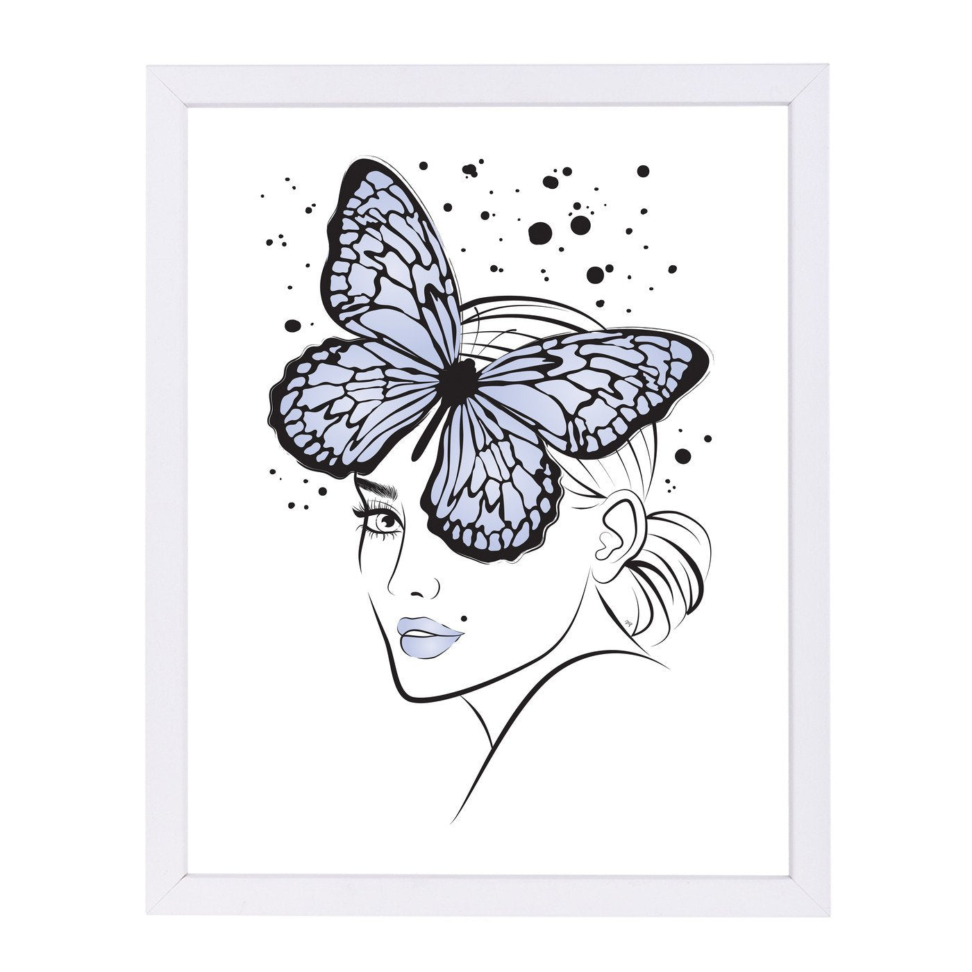 Ladybutterfly By Martina - Framed Print - Americanflat