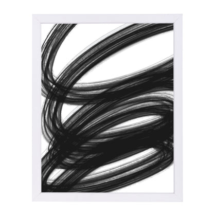 Swirlthree By Martina - White Framed Print - Wall Art - Americanflat