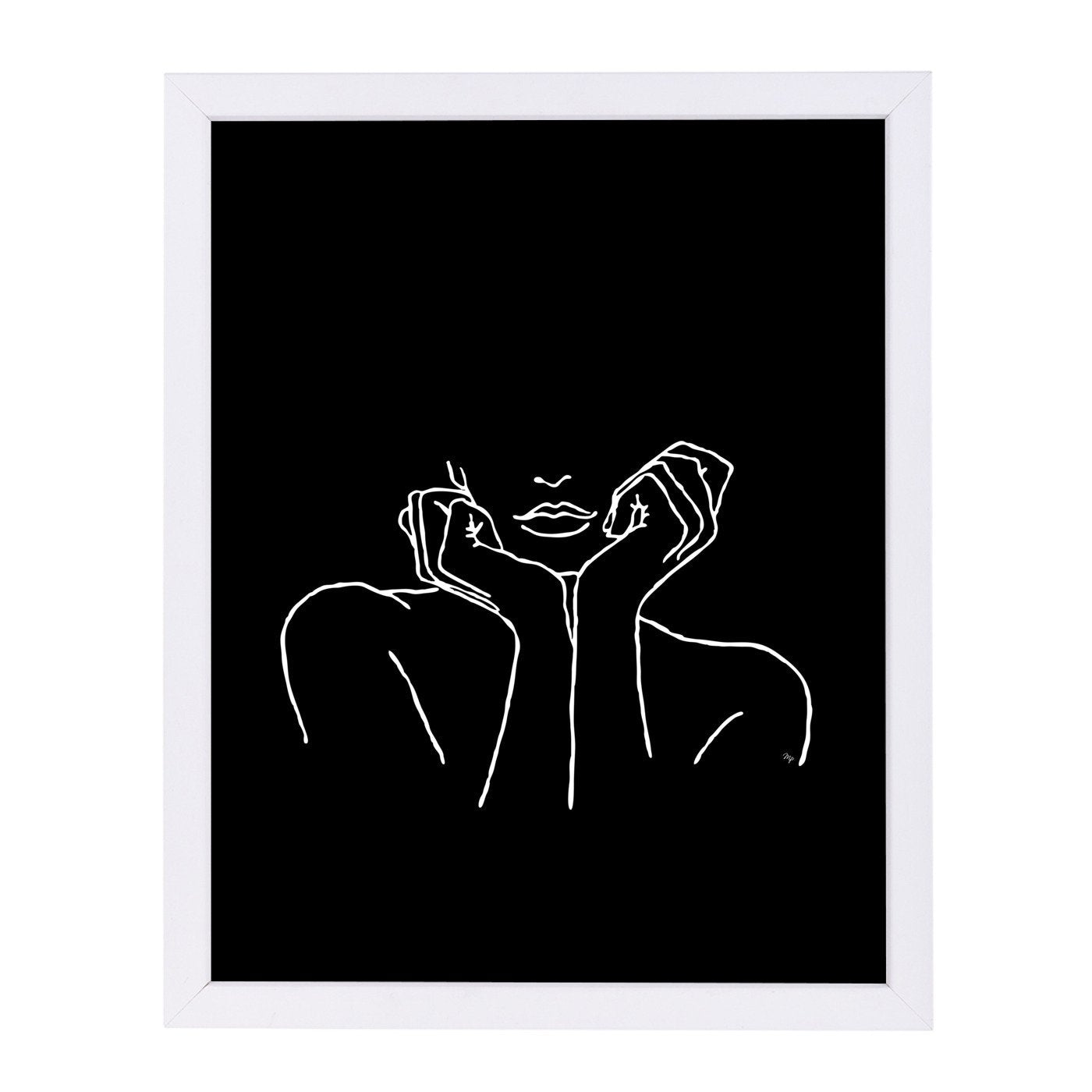 Thinkingblack By Martina - Framed Print - Americanflat