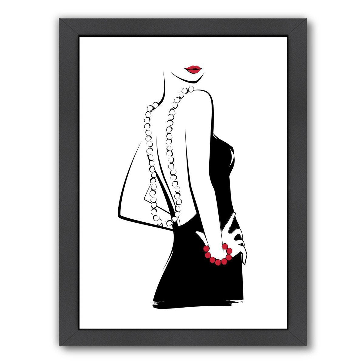 Back Off By Martina - Black Framed Print - Wall Art - Americanflat