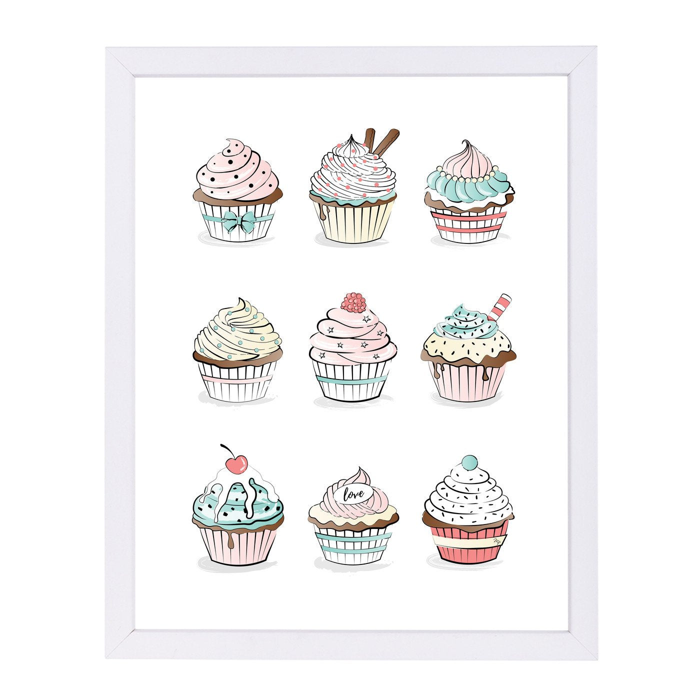 Cupcakes By Martina - Framed Print - Americanflat