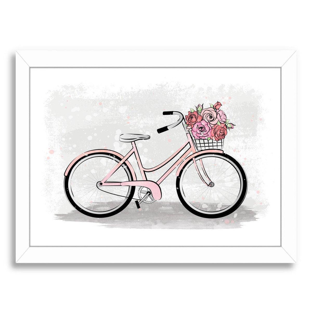 Romantic Bike By Martina - Framed Print - Americanflat