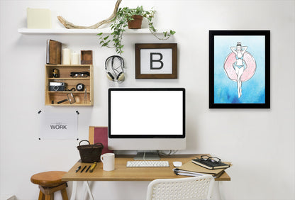 Summertime By Martina - Black Framed Print - Wall Art - Americanflat