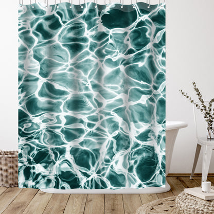 Abstract Water by Sisi And Seb - Shower Curtain