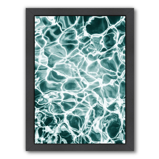 Abstract Water By Sisi And Seb - Black Framed Print - Wall Art - Americanflat