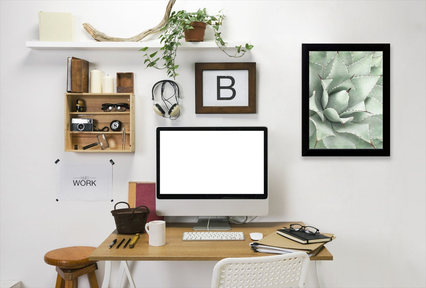Agave By Sisi And Seb - Black Framed Print - Wall Art - Americanflat