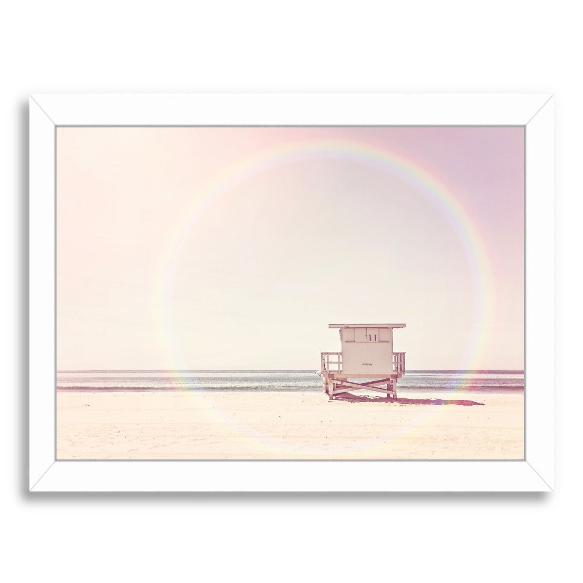 Beach Hut By Sisi And Seb - Framed Print - Americanflat