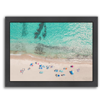 Beach People By Sisi And Seb - Black Framed Print - Wall Art - Americanflat