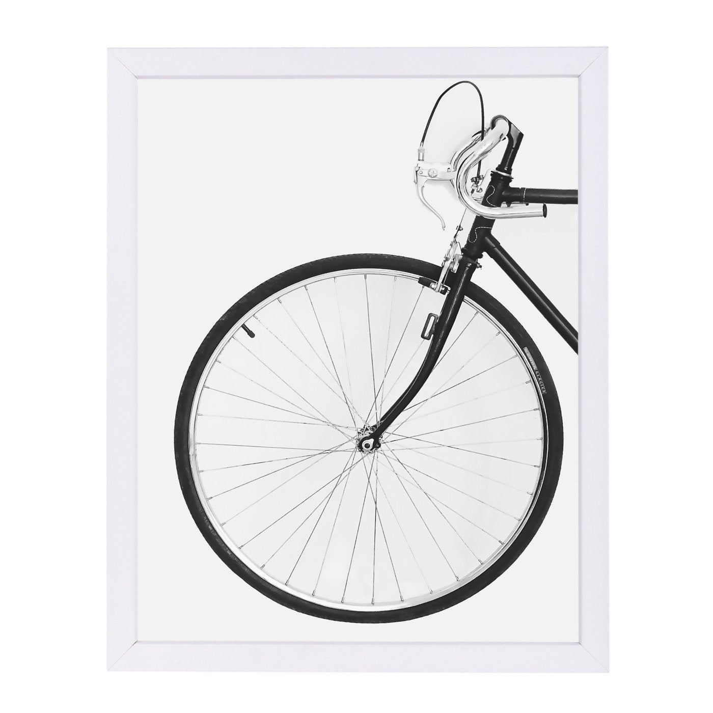 Bicycle By Sisi And Seb - White Framed Print - Wall Art - Americanflat