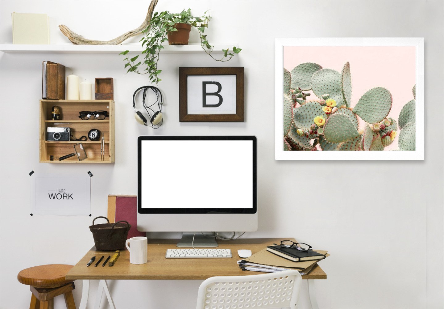 Blooming Cactus  By Sisi And Seb - Framed Print - Americanflat