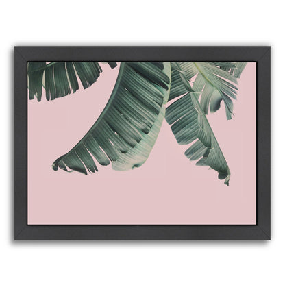 Blush Leaf By Sisi And Seb - Black Framed Print - Wall Art - Americanflat