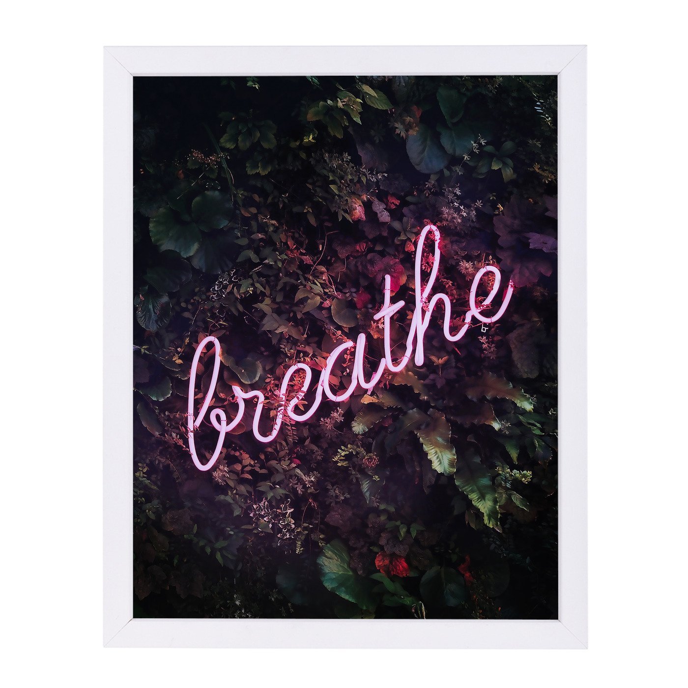 Breathe By Sisi And Seb - White Framed Print - Wall Art - Americanflat