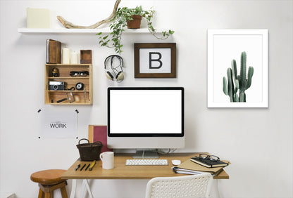 Cacti By Sisi And Seb - White Framed Print - Wall Art - Americanflat