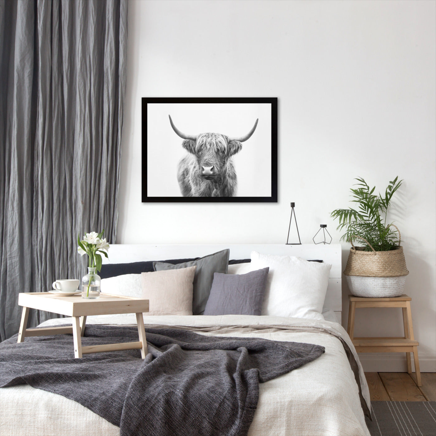 Highland Bull By Sisi And Seb - Framed Print - Americanflat