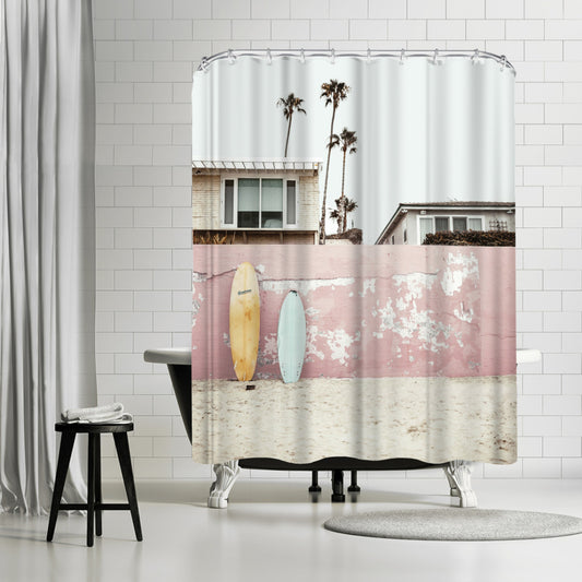 Vacay by Sisi And Seb - Shower Curtain, Shower Curtain, 74" X 71"