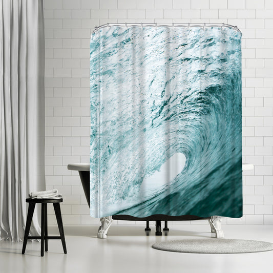 Wave by Sisi And Seb - Shower Curtain, Shower Curtain, 74" X 71"