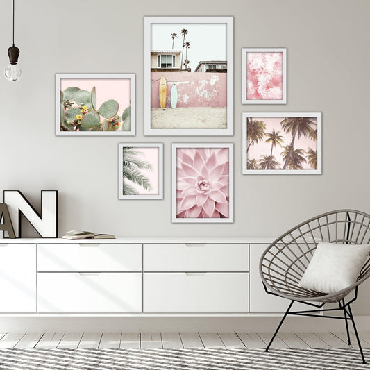 Southwest Beach Photography Framed Gallery Wall Set - Art Set - Americanflat