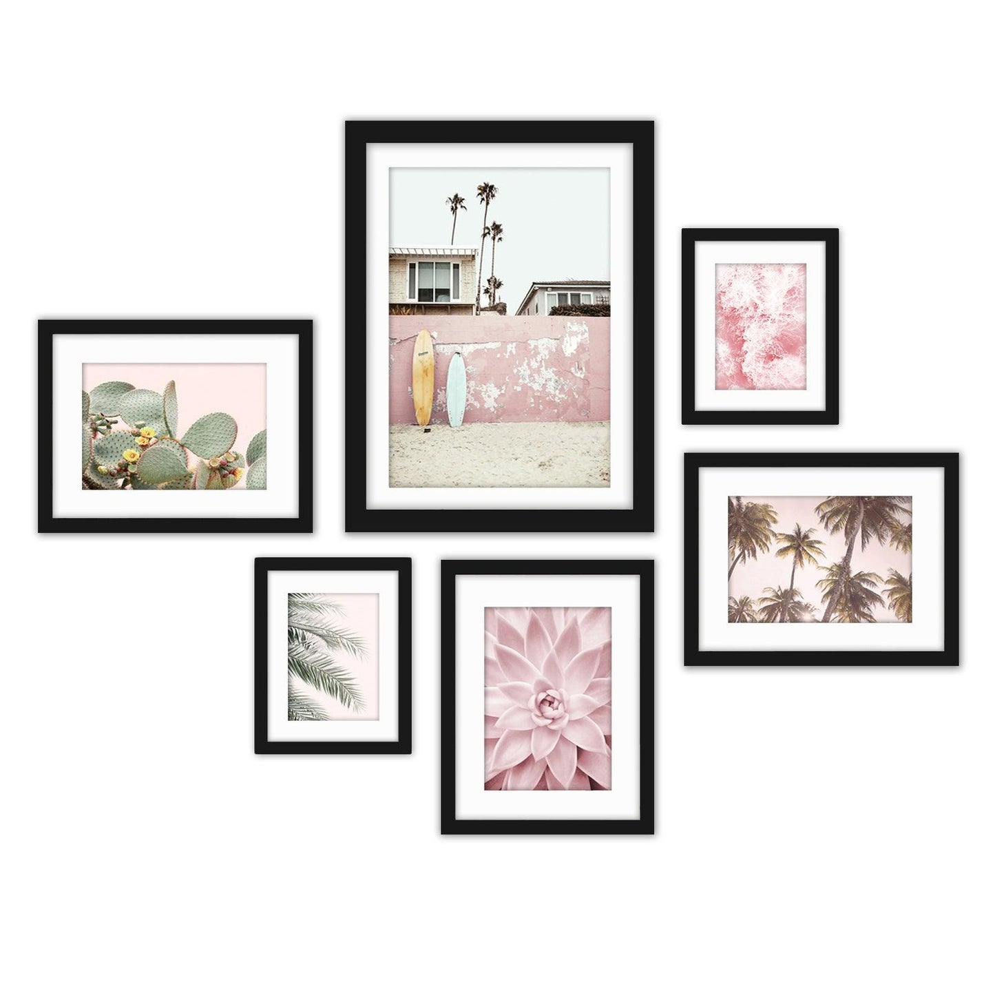 Southwest Beach Photography - 6 Piece Framed Gallery Wall Set - Americanflat
