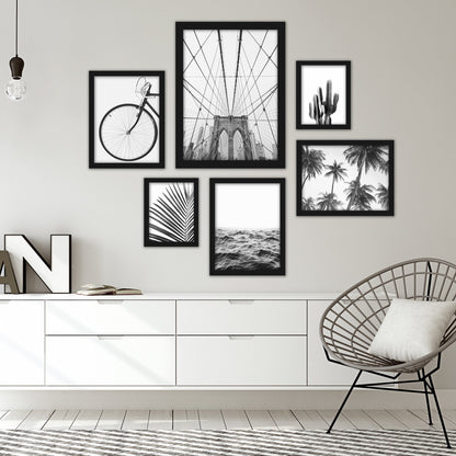 Black & White Photography Framed Gallery Wall Set - Art Set - Americanflat