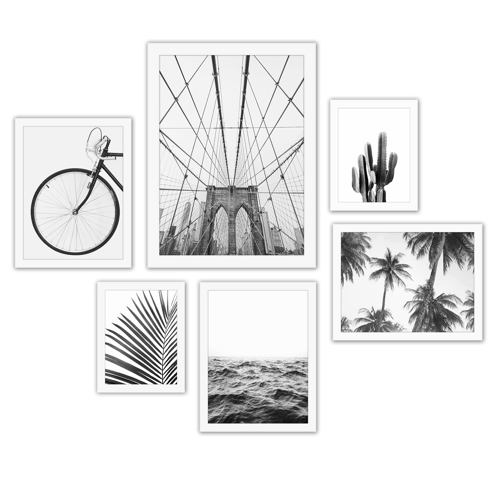 Black & White Photography Framed Gallery Wall Set - Art Set - Americanflat