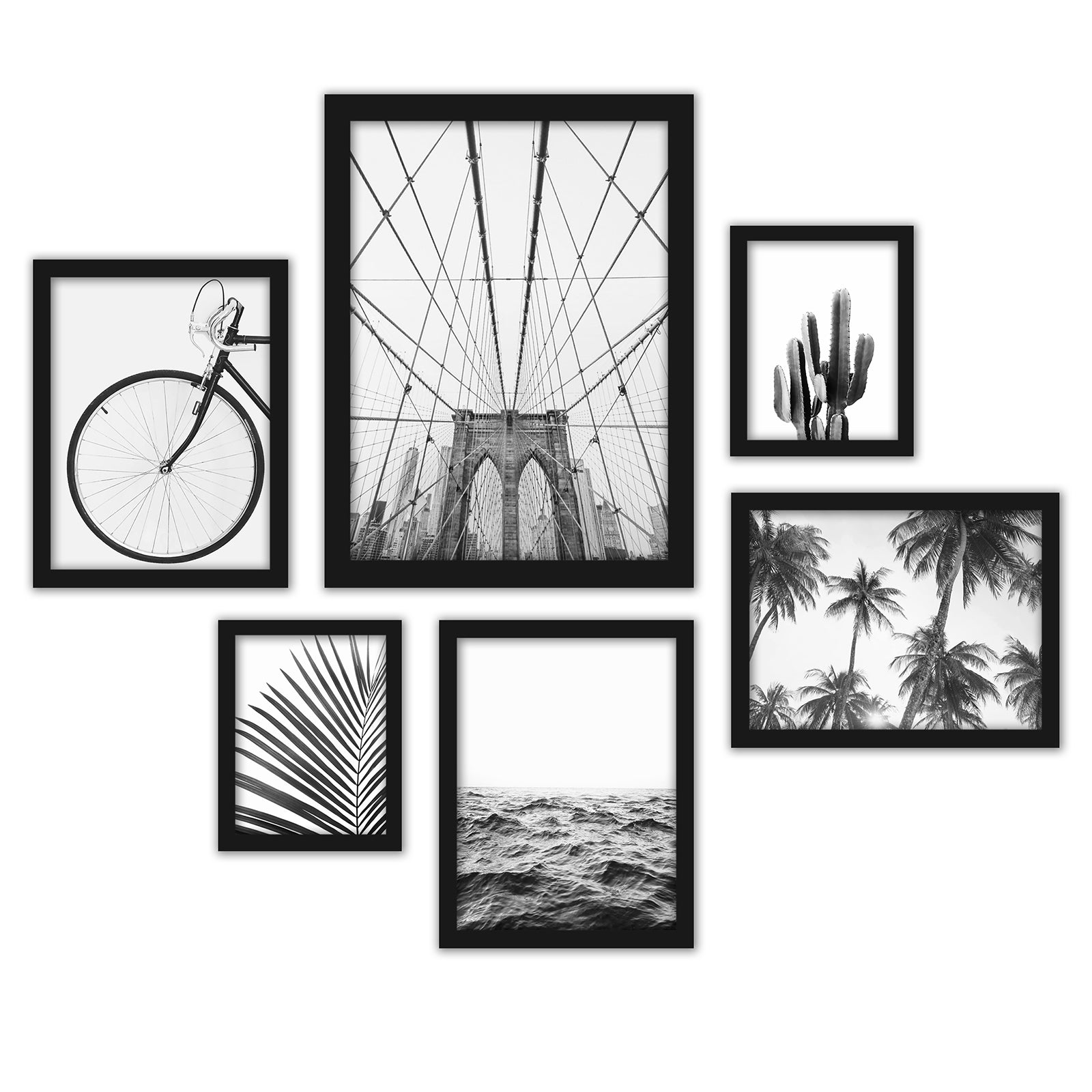 Black & White Photography Framed Gallery Wall Set - Art Set - Americanflat