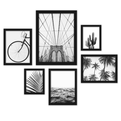Black & White Photography Framed Gallery Wall Set - Art Set - Americanflat