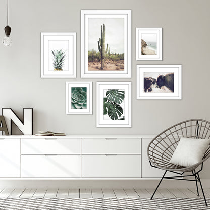 Contemporary Southwest Photography - 6 Piece Framed Gallery Wall Set - Americanflat