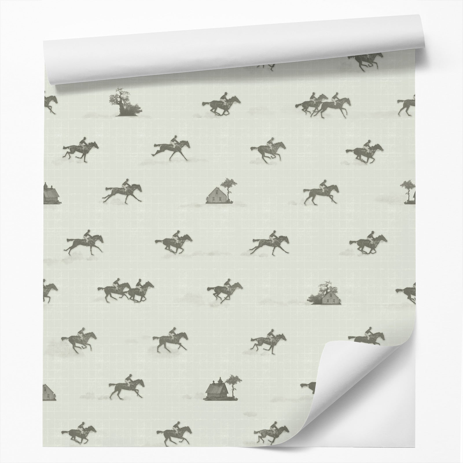18' L x 24" W Peel & Stick Wallpaper Roll - Stuning Horses by DecoWorks - Wallpaper - Americanflat