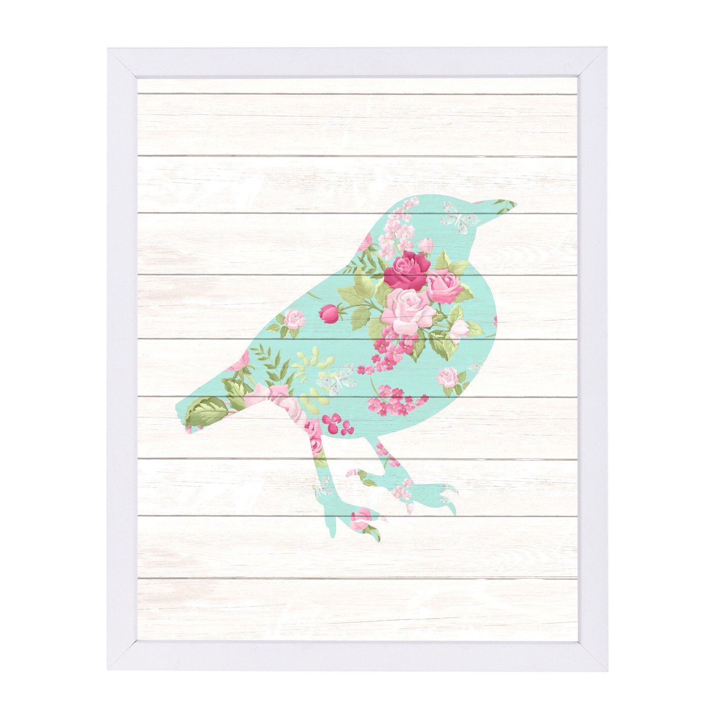 Bird By Lisa Nohren - White Framed Print - Wall Art - Americanflat