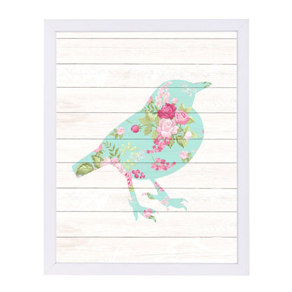 Bird By Lisa Nohren - White Framed Print - Wall Art - Americanflat