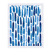 Blue Strokes By Lisa Nohren - Framed Print - Americanflat