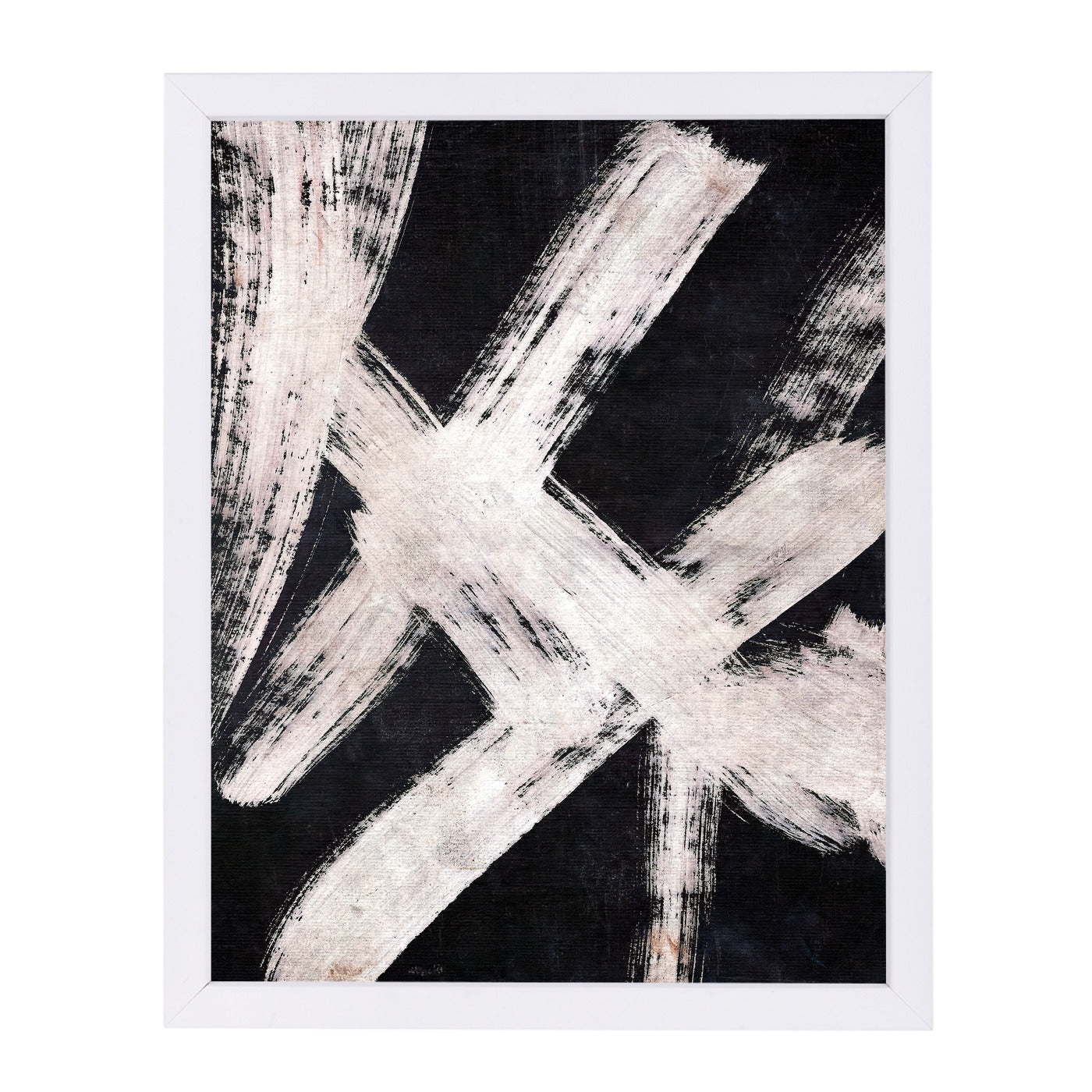 Falling Abstract By Chaos & Wonder Design - White Framed Print - Wall Art - Americanflat